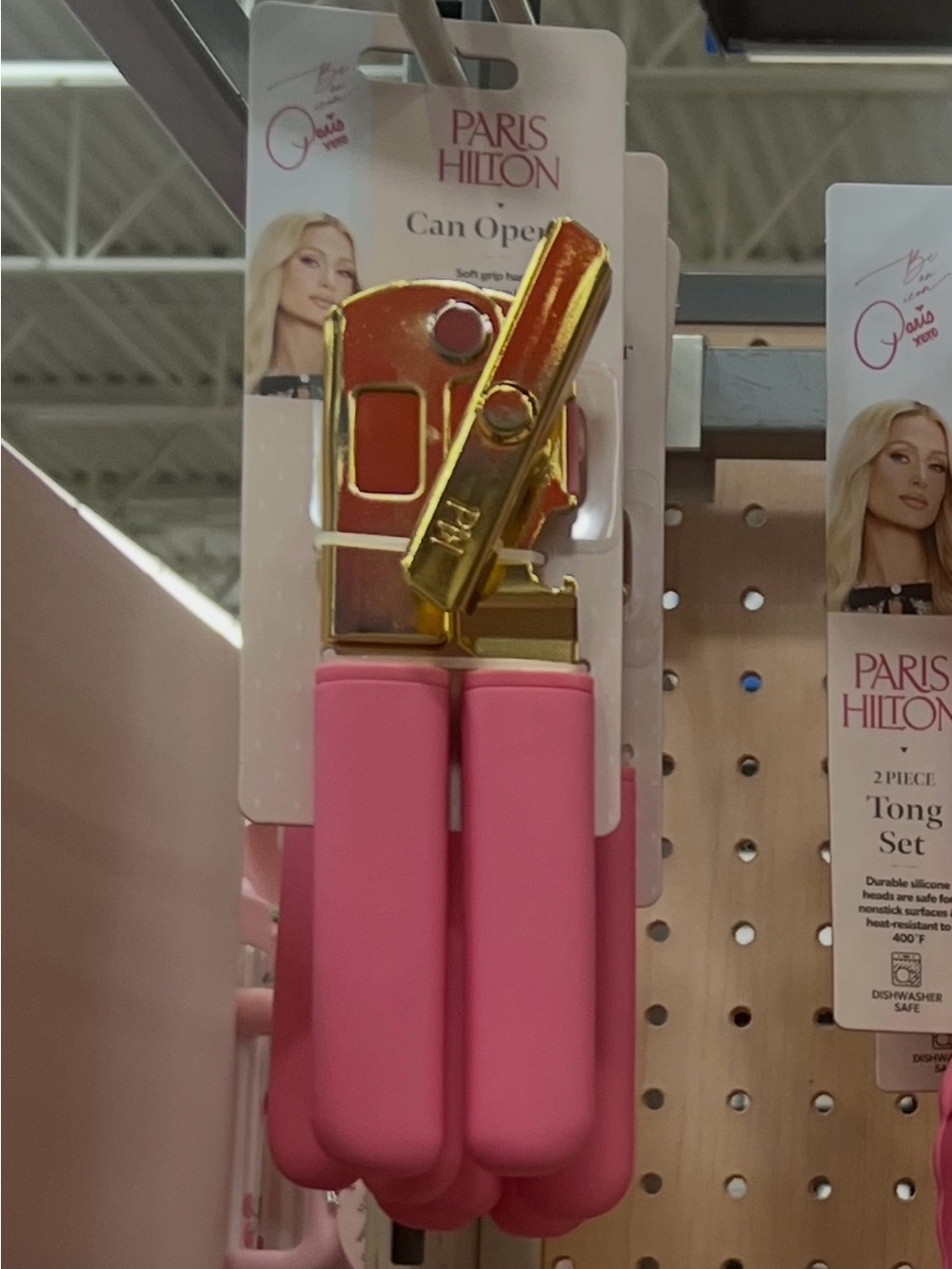 Brand New Paris Hilton Pink Soft Grip Can Opener